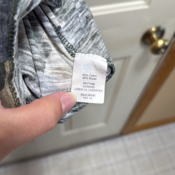J. Crew Camo T-Shirt size XXS - Picture 4 of 6